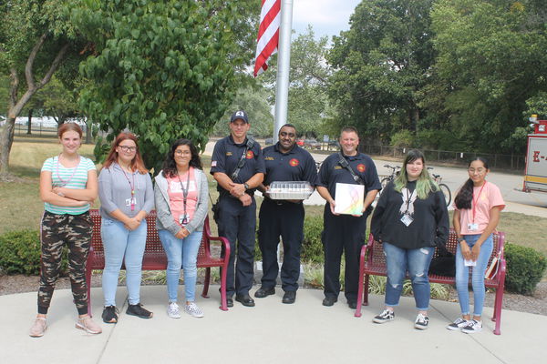 Students thank first responders in observance of 9/11